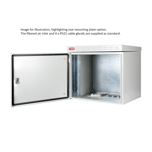 Lande® SAFEbox-B 9U 19" (Outdoor) IP55 Cabinet 450mm